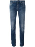 Faith Connexion Stonewash Effect Skinny Jeans, Women's, Size: 26, Blue, Cotton/spandex/elastane