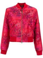 À La Garçonne Brocade Bomber Jacket - Pink