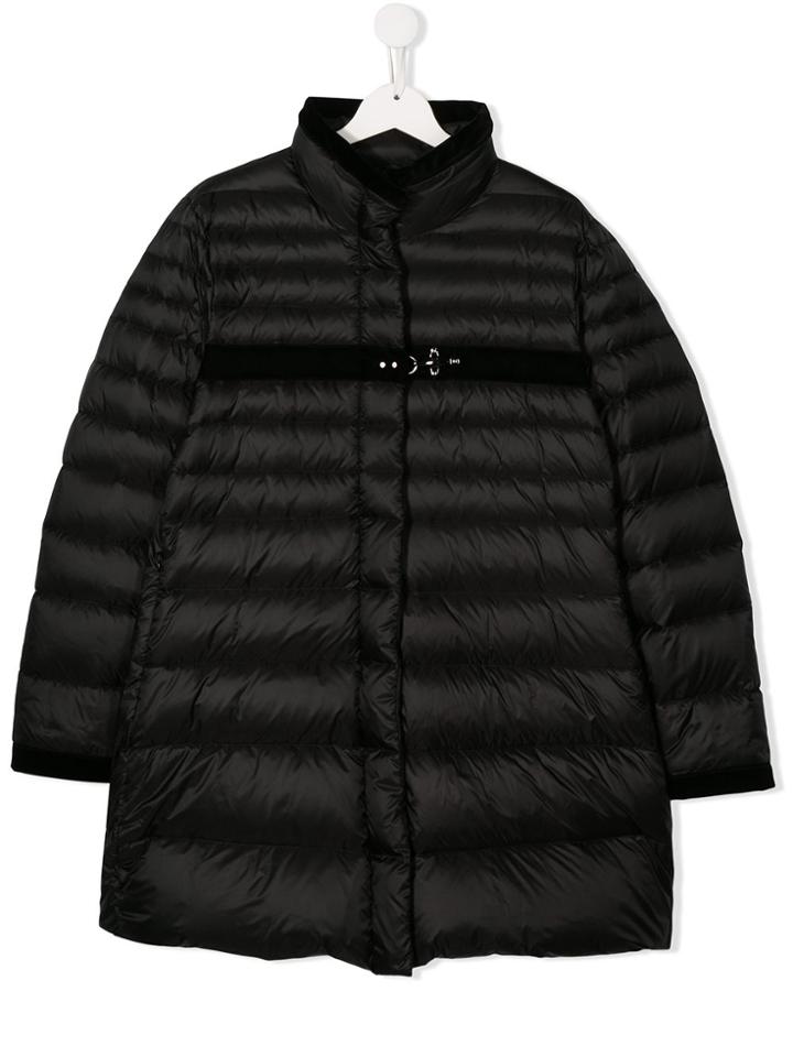 Fay Kids Teen Panelled Down Jacket - Black