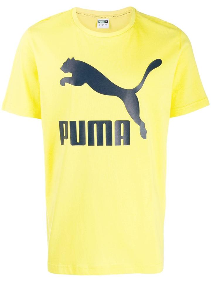Puma Logo T-shirt - Yellow
