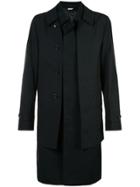 Comme Des Garçons Homme Plus Double Layer Tweed Coat - Black