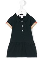 Burberry Kids - Mini Cali Polo Dress - Kids - Cotton/spandex/elastane - 36 Mth, Blue
