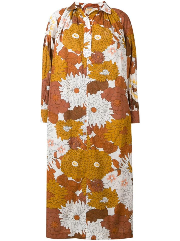 Dodo Bar Or Floral Day Dress - Brown