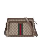 Gucci Gg Supreme Medium Shoulder Bag - Neutrals