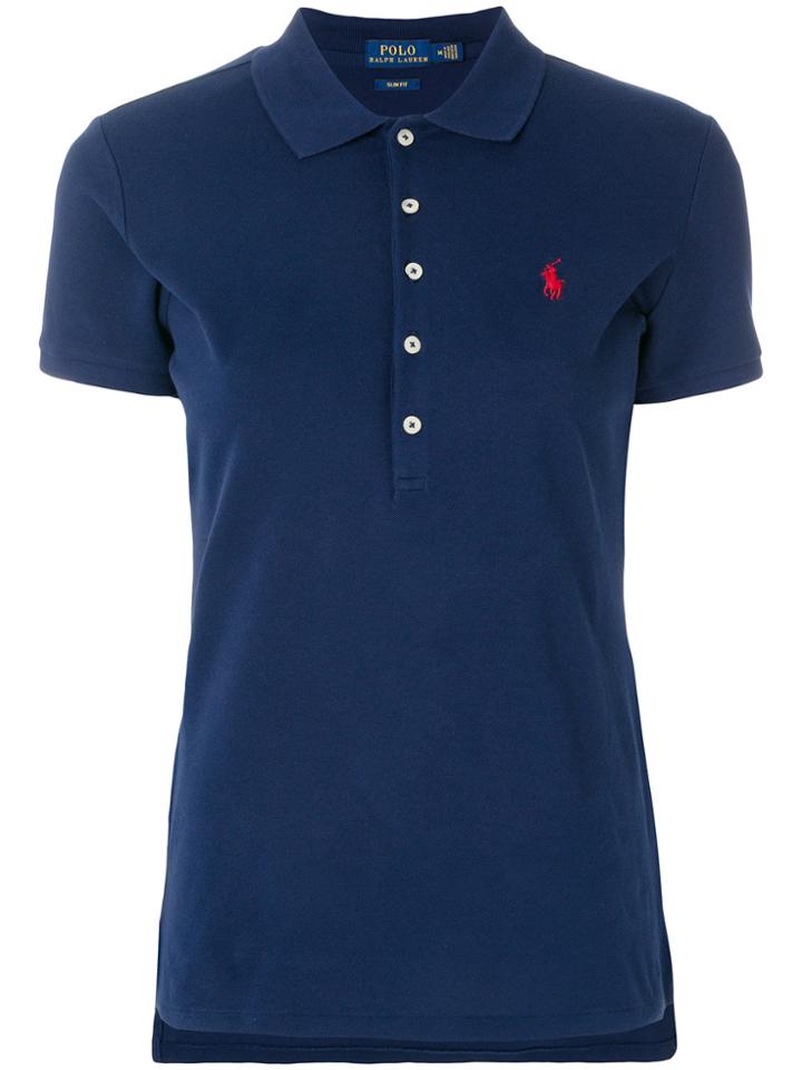 Polo Ralph Lauren Skinny Stretch Polo Shirt - Blue