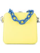 The Volon Cube Chain Bag - Yellow