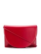 Rodo Tassel Detail Foldover Top Bag - Red
