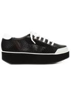 Flamingo S Tatum Sneakers, Women's, Size: 36, Black, Foam Rubber/calf Leather/cotton