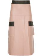 Dion Lee A-line Cargo Skirt - Pink & Purple