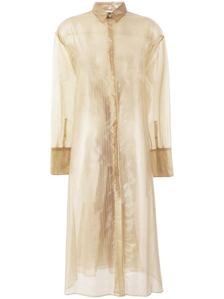 Jil Sander Single Breasted Raincoat - Neutrals