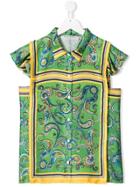 Philosophy Di Lorenzo Serafini Kids Paisley-print Shirt - Green