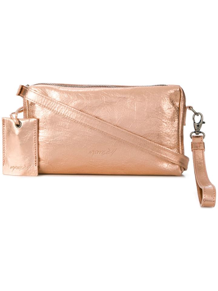 Marsèll Zipped Shoulder Bag - Pink & Purple