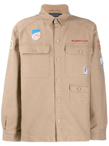 Billionaire Boys Club Embroidered Army Shirt - Neutrals