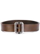 Htc Hollywood Trading Company - Cintura Belt - Unisex - Leather - 85, Brown, Leather