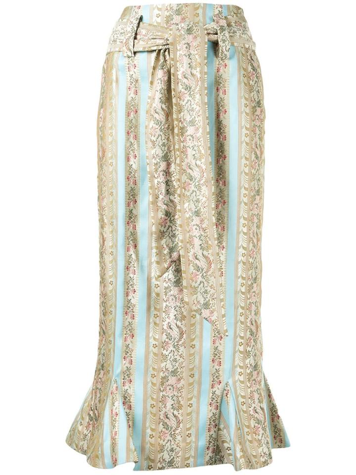 Vaquera Mixed Print High-waisted Skirt - Multicolour