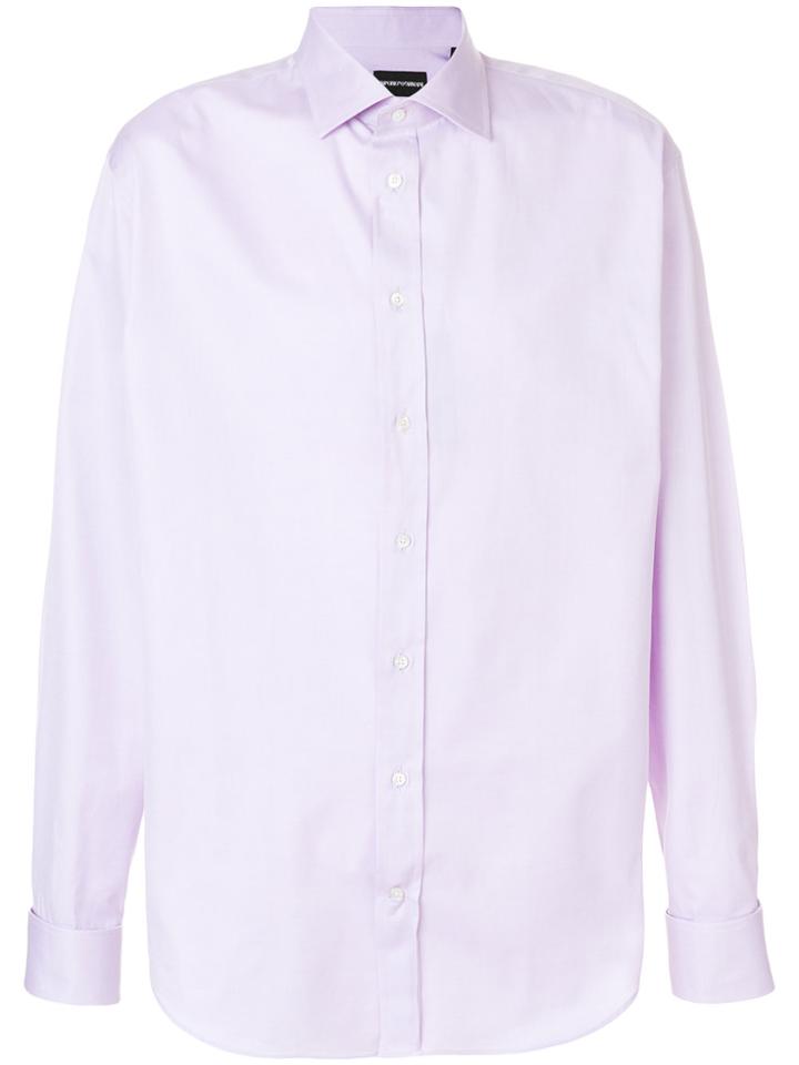 Emporio Armani Slim Fit Shirt - Pink & Purple