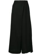 Enföld Wrap Front Culottes - Black