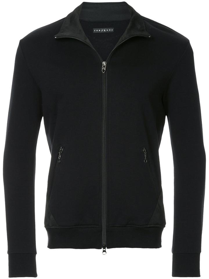 Roar Zipped Sports Jacket - Black
