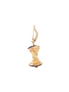 Aurelie Bidermann 18kt Gold Big Apple Diamond And Ruby Earring -