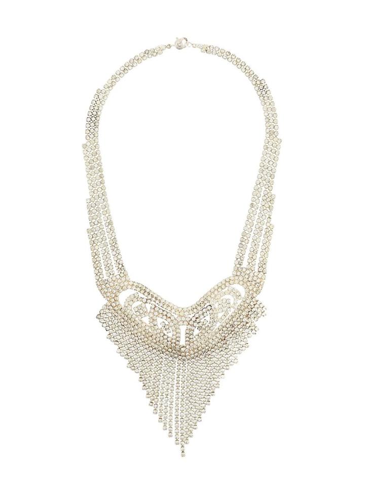 Susan Caplan Vintage 1960s Vintage Swarovski Crystal Collar Necklace -
