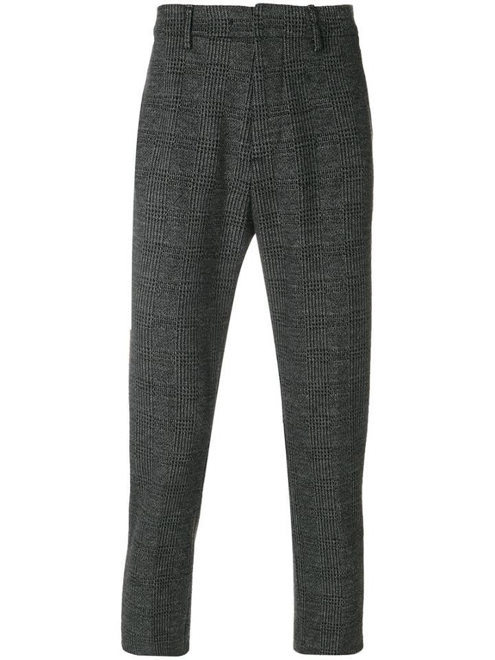 Dondup - Woven Tailored Trousers - Men - Polyamide/spandex/elastane/viscose - 38, Grey, Polyamide/spandex/elastane/viscose