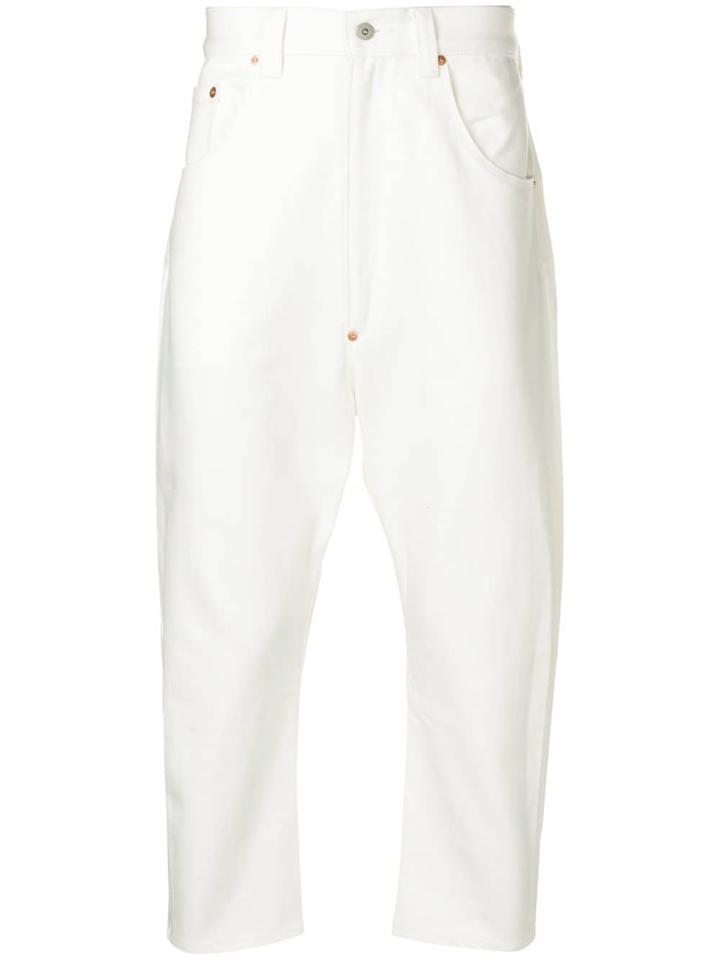 Junya Watanabe Man Straight-leg Trousers - White