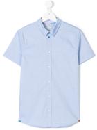 Paul Smith Junior Pointed Collar Shirt - Blue