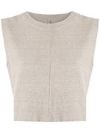 Osklen Rustic Eco Cropped Top - Neutrals