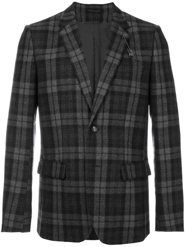 Pringle Of Scotland Tartan Jacket - Grey