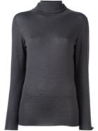 Fabiana Filippi Turtleneck Jumper, Women's, Size: 46, Grey, Merino