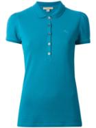 Burberry Brit Classic Polo Shirt, Women's, Size: S, Blue, Cotton/spandex/elastane