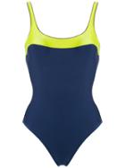 Lygia & Nanny Bi-colour Swimsuit - Blue