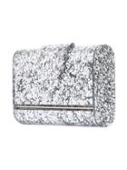 Edie Parker Foldover Mirror Clutch Bag - Metallic