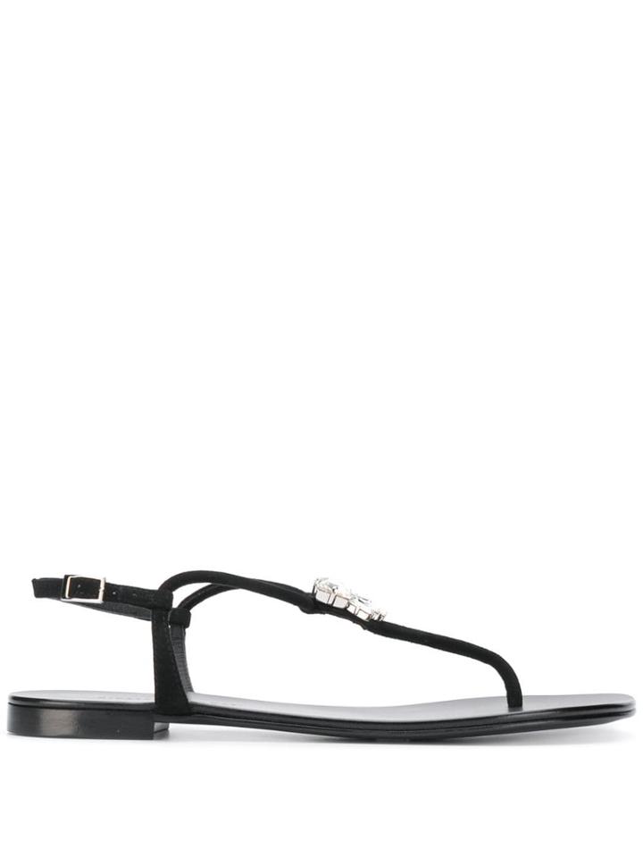 Giuseppe Zanotti Embellished Hollie Sandals - Black