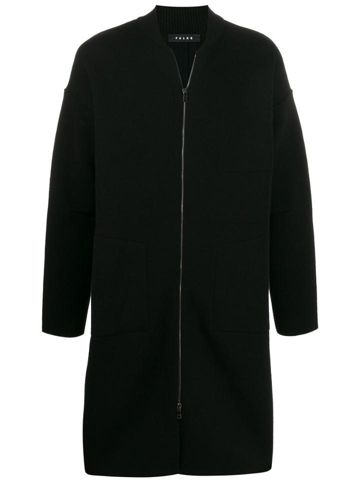 Falke Xipped-up Sweat Coat - Black