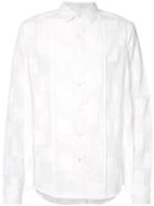 Private Stock Long Sleeve Panelled Shirt - White
