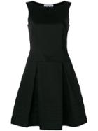 Moschino Pleated Skater Dress - Black