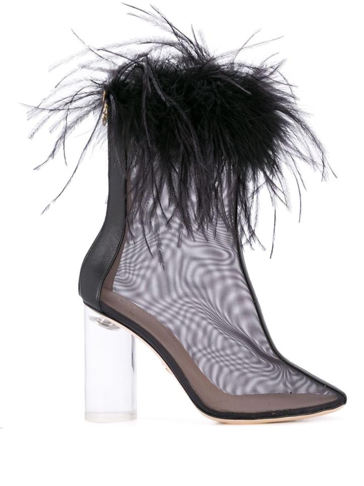 Brother Vellies Midnight Pompom Boots - Black