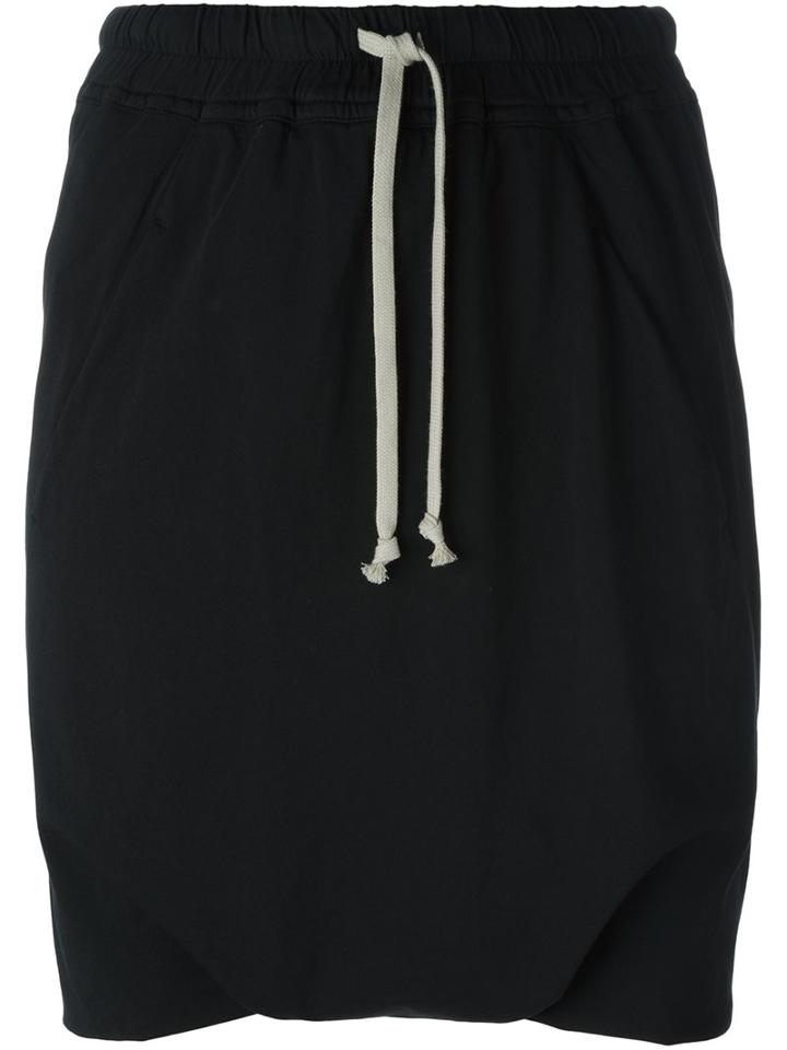 Rick Owens Drkshdw 'bud' Shorts, Women's, Size: Medium, Black, Cotton