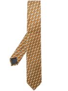 Ermenegildo Zegna Jacquard Tie - Yellow & Orange
