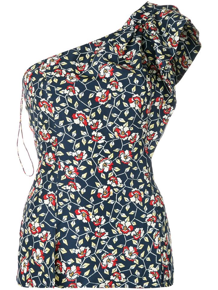 Isabel Marant - 'rowina' One Shoulder Top - Women - Silk/polyamide - 34, Silk/polyamide