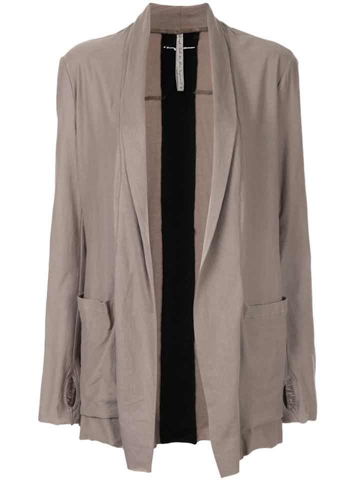 First Aid To The Injured Fascie Cardigan - Grey