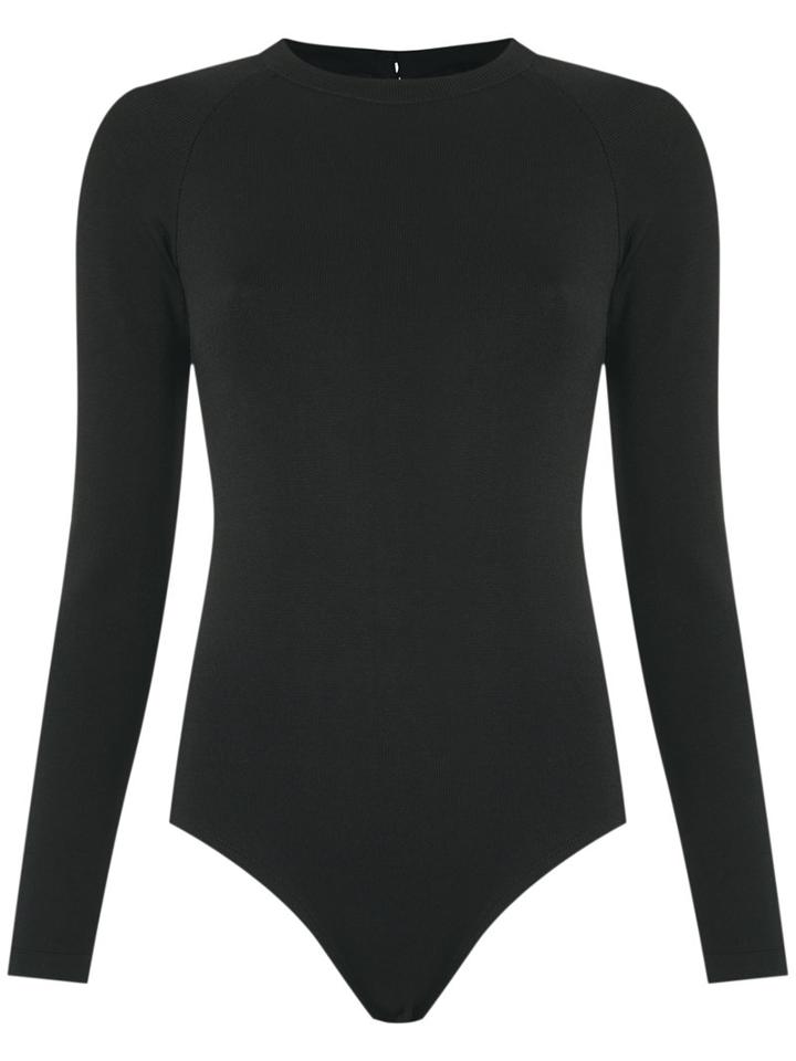 Egrey - Knitted Bodysuit - Women - Polyamide/spandex/elastane/viscose - P, Black, Polyamide/spandex/elastane/viscose