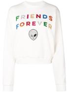 Chiara Ferragni Metallic Print Sweatshirt - White