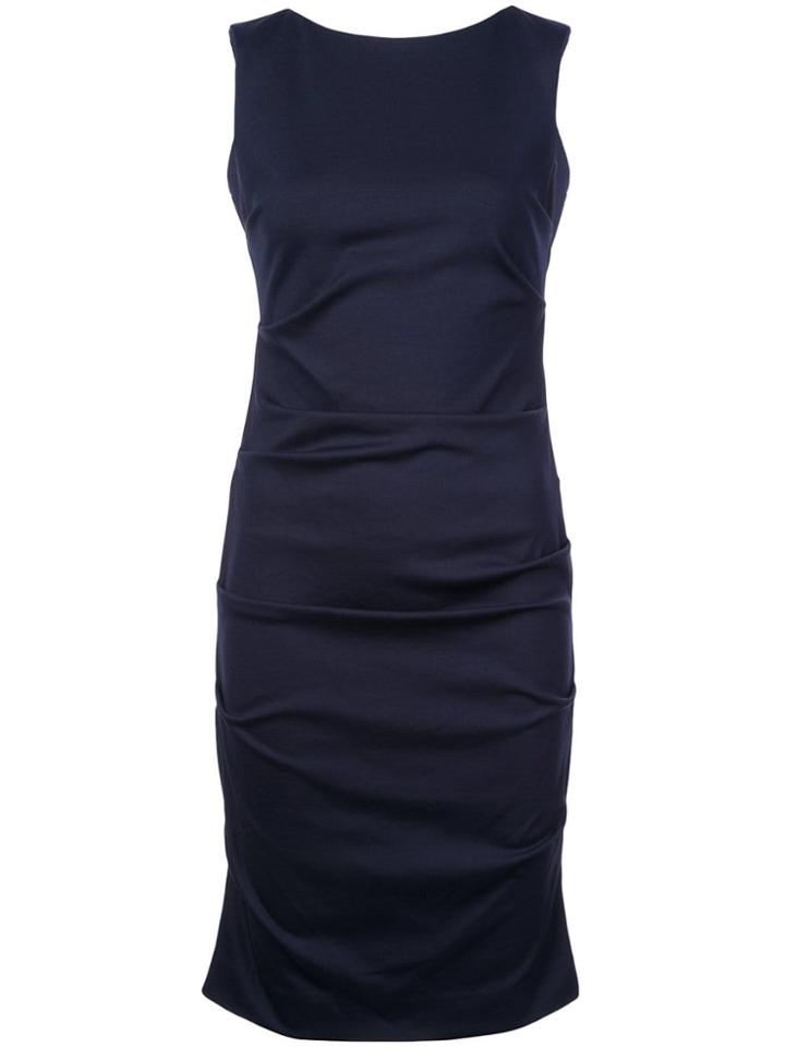 Nicole Miller Mini Column Dress - Blue