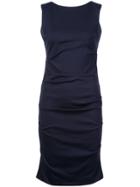 Nicole Miller Mini Column Dress - Blue