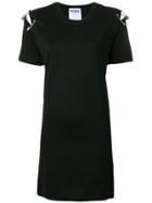 Versus Safety Pin Attached T-shirt Dress - Black