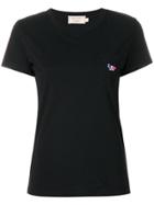 Maison Kitsuné Tricolor Fox Pocket T-shirt - Black