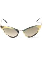 Tom Ford Cat Eye Sunglasses, Women's, Grey, Acetate/aluminium/crystal