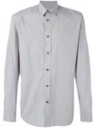 Maison Margiela Classic Long Sleeve Shirt, Men's, Size: 41, Grey, Cotton